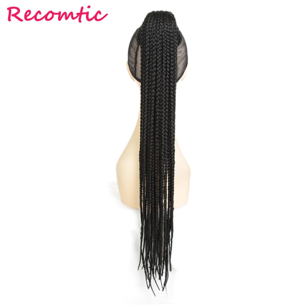 Recomtic Pony Box Braid Natural Crochet Braids  26 ġ ռ  Exntension For Black Women
